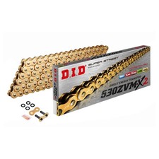 MF5665 Catena Trasmissione DID ZVMX2 Passo 530 120 Maglie Oro Gold con X-Ring