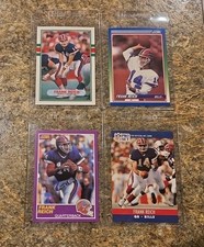 (4) Frank Reich 1989 Score Rookie Card RC Topps 1990 Pro Set Supplemental Bills . rookie card picture