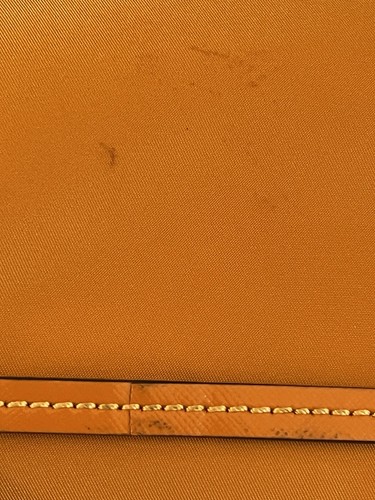 Tumi Voyageur Tangerine Orange Nylon Tote Bag Pink Lining Patent Trim 19”x12”x6” - Picture 19 of 20