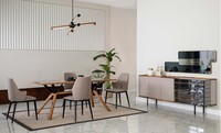 EsszimmermöBel Essecke Esszimmer Essgruppe 9Tlg Holz Beige Garnitur