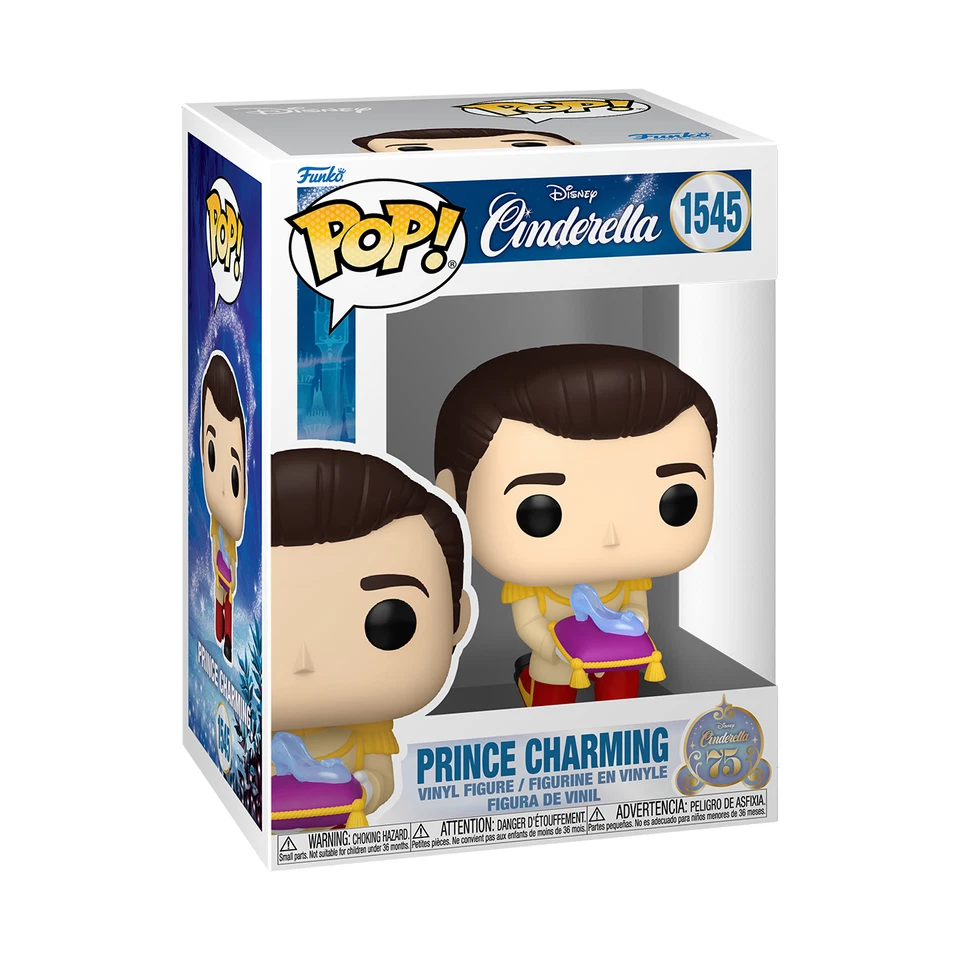 Funko POP! Figura Vinilo Disney Príncipe Encantador Cenicienta 75 #1545 Nueva Foto 3 de 4