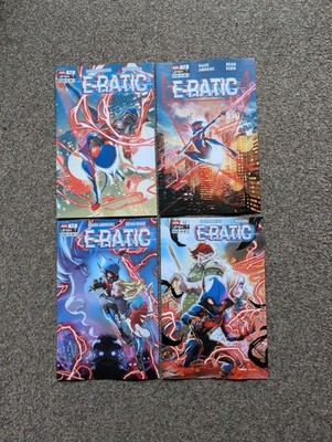 4x E-Ratic #1 2 3 & 4 AWA Upshot Comics Bundle Lot 2020