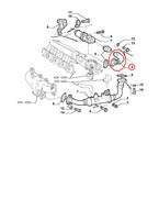 Schlauch Egr-Ventil Fiat Croma - Lancia Lybra Original 46767697