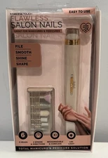 Finishing Touch Flawless Salon Nails Pedicure Manicure Tool - White