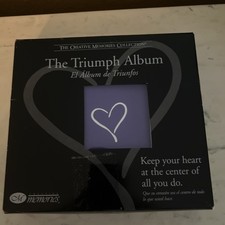 New Creative Memories Triumph Album Purple 7x7 Vintage2002