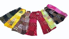 Wholesale 10 PC Rayon Patchwork Wide Leg Hippie Boho Gypsy Palazzo Pants Trouser