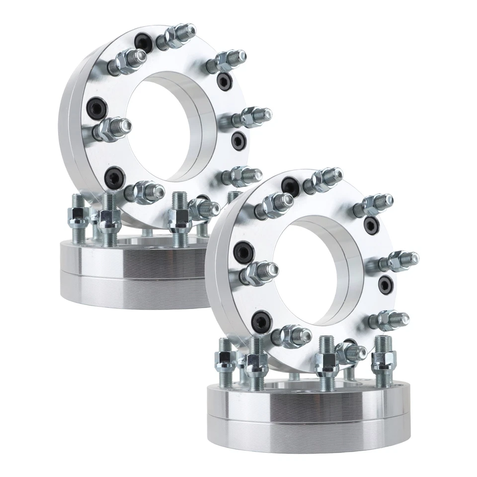 4Pcs For Silverado 1500 Wheel Spacers 2"-6x5.5 To 8x6.5-M14x1.5-108 Foto 3 de 4