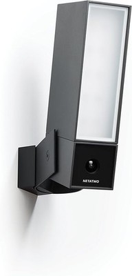Netatmo Presence Überwachungskamera schwarz WiFi Flutlicht Außen CCTV NOC01UK FHD