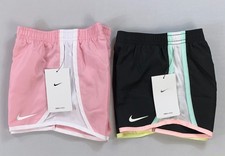 Little Girl's NIKE DRI-FIT Lined Running Shorts YOU GET BOTH PAIR Size 6 or 6X
