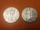 2017 American Silver Eagle 1 oz  .999 Fine Silver Coins, (H) 2 Count