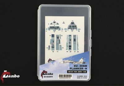 Lanbo Models 3D Cockpit SU-30SM FLANKER-H 48149 FOR GWH 1:48