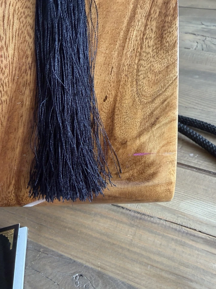 Timmy Woods Beverly Hills Wood Handbag Purse - Image 4 of 4