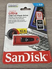 SanDisk Ultra SDCZ48-032G-A46 32GB USB 3.0 Flash Red
