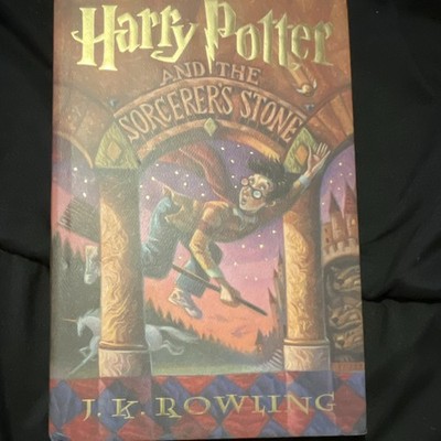 Harry Potter and the Sorcerer's Stone By J.K. Rowling Hardcover Scholastic