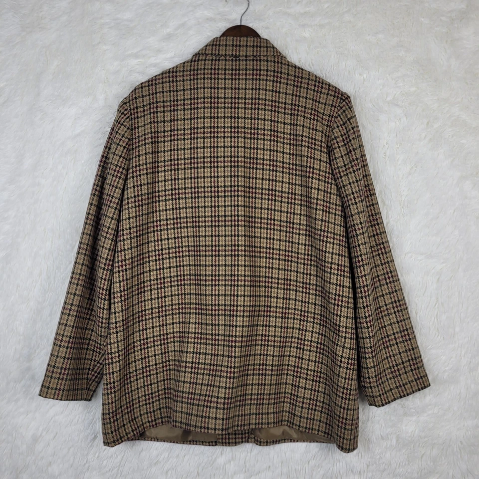 Blazer De Colección 18W Sag Harbor Para Mujer Mezcla de Lana Tostada Tweed Academia Dinero Antiguo Foto 4 de 4