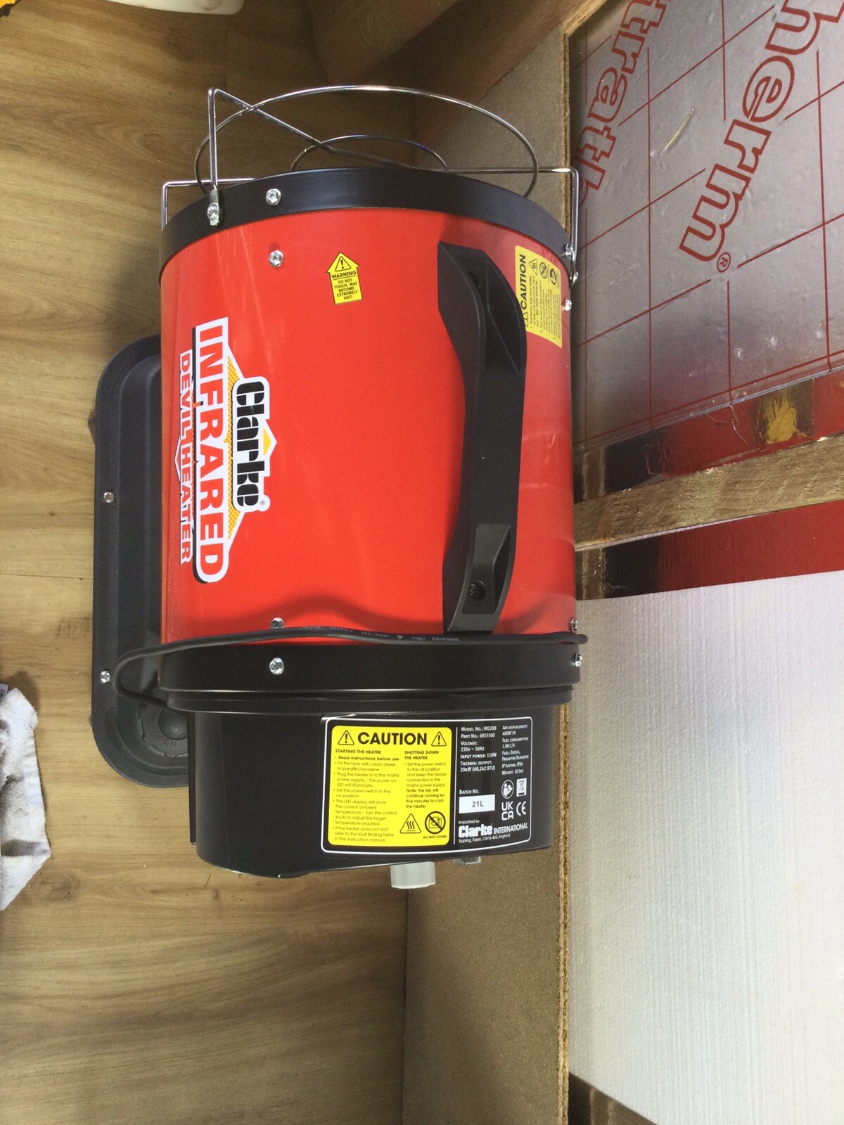 Diesel Heater.20kW Diesel Infra-Red Heater Runs on diesel, kerosene and  paraffin | eBay