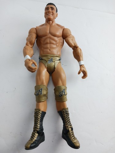 Figura de acción Mattel WWE 2011 Alberto Del Rio 7" Gold Wrestling Gear - Imagen 2 de 4