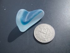 Sea Glass, Thick Clear with a Beautiful Color Blue
