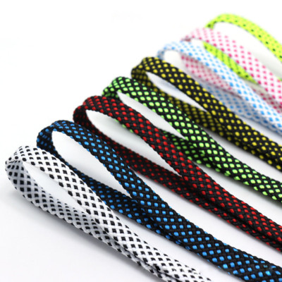 1M length various colors Flat Shoelaces Ribbon Satin Shoe Laces Sport Shoes EC