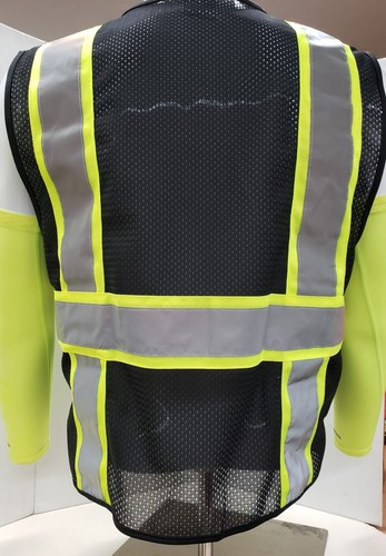 TFX Two Tone High Visibility Reflective Safety Vest with ID pocket - Picture 8 of 43