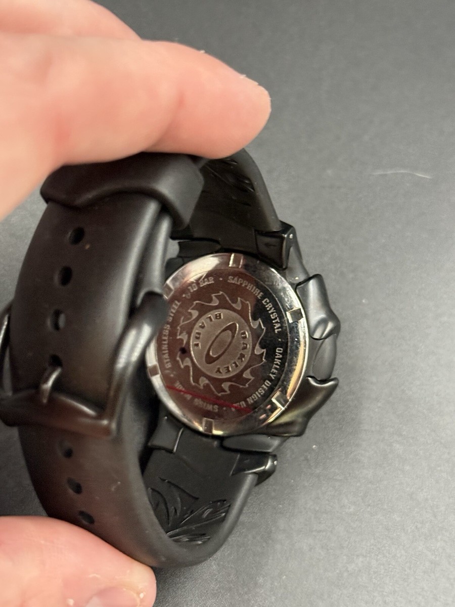 時計 Oakley Blade II Stealth Black 2004 Oakley Blade Watch