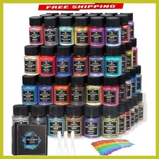 Vibrant 108-Color Mica Powder Set for Epoxy Resin Crafts - Safe Multi-Purpose