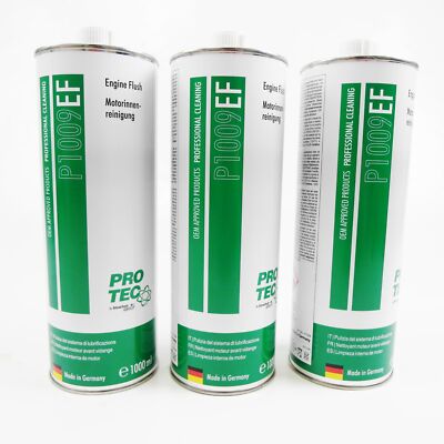 3x PRO TEC EF Motor Innenreiniger a 1l Engine Flush P1009 Spülung Ölwechsel