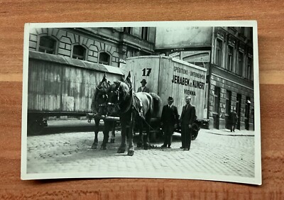 Foto | Wien | Speditions-Unternehmen Jerabek & Kunert | Pferdegespann!