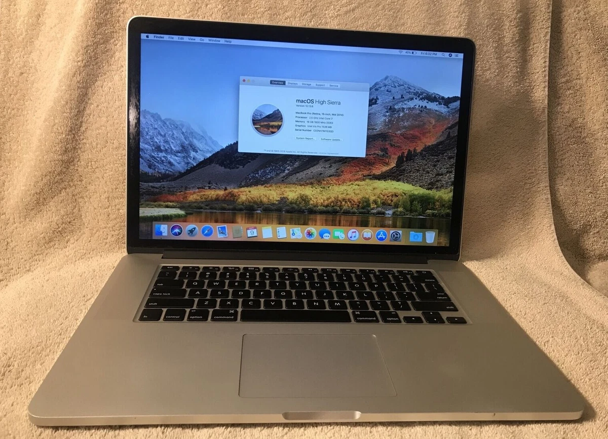 2014 Apple MacBook Pro 15.4 Inch Laptops for sale | eBay