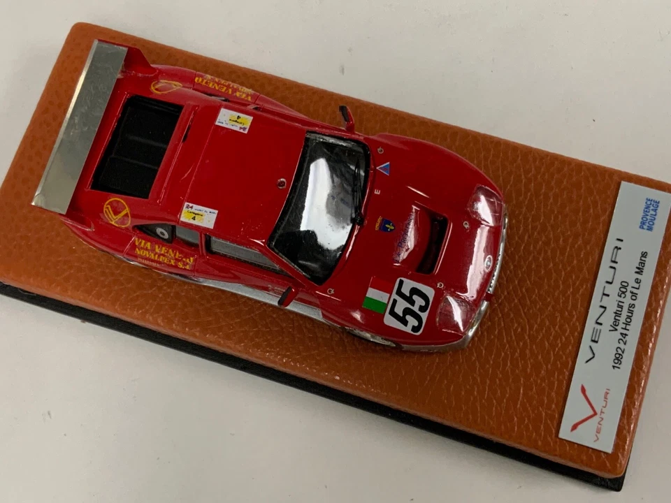 1/43 Provenza Moulage Venturi 500 de 1992 24 Horas Le Mans Base de cuero TR298 Foto 2 de 4
