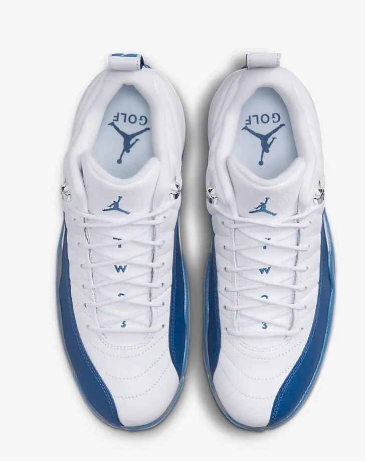 【訳あり26㌢】ジョーダンゴルフシューズ AIR JORDAN12ブルー ナイキ エアジョーダン12 ロー ゴルフ フレンチブルーが発売。最
