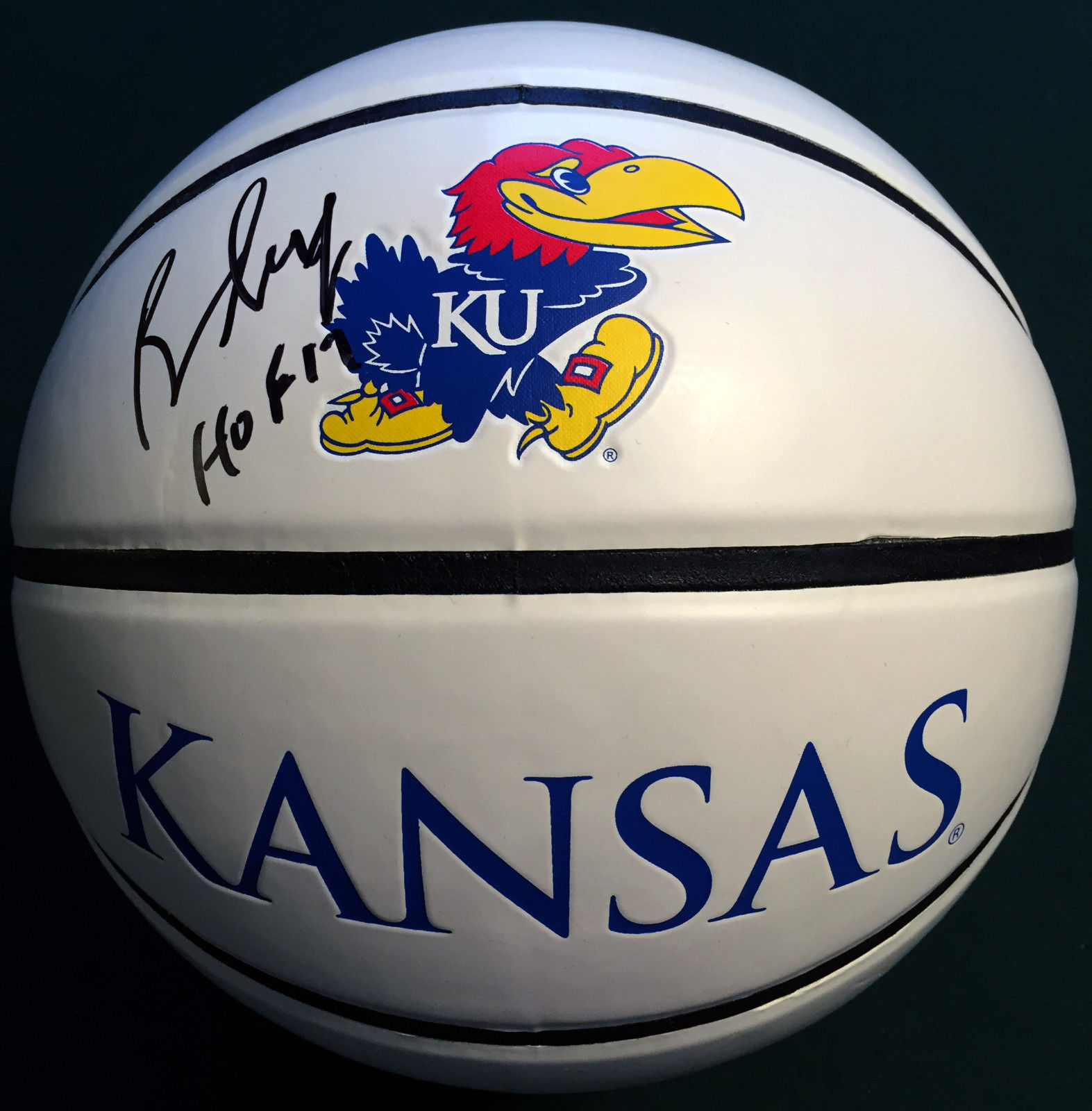 Bill Self KU Jayhawks Hall of Fame SIGNED JSA COA basketball Kansas autographed 