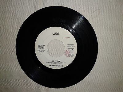   Umberto Balsamo / Chicago    Disco Vinile 45 Giri 7'' Edizione Promo Juke Box 