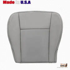 2003 to 2007 Cadillac CTS Passenger Bottom Replacement Leather Seat Cover GRAY