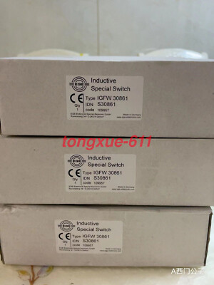 1PCS NEW EGE IGFW30861 S30861 Proximity Switch Via FedEx or DHL