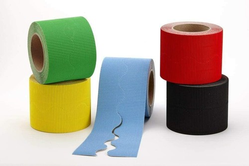 Corrugated Scalloped Border Roll: Classroom wall Decoration Display Pack of 2 - Picture 19 of 247
