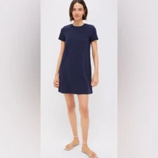 Tuckernuck Pomander Place Women's Navy Aimee Mini Dress, Size Medium