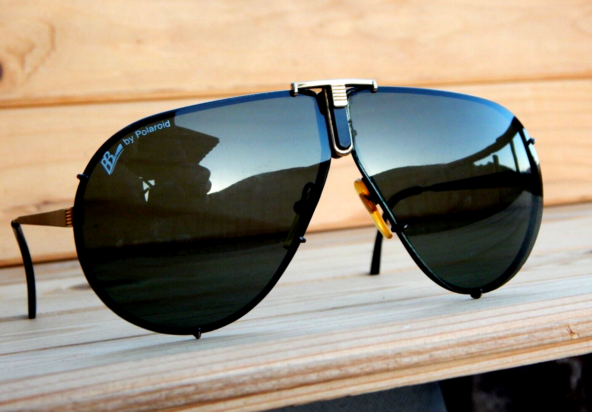 Boris Becker mod. 4803B Lenses by Polaroid Vintage Rare Pilot