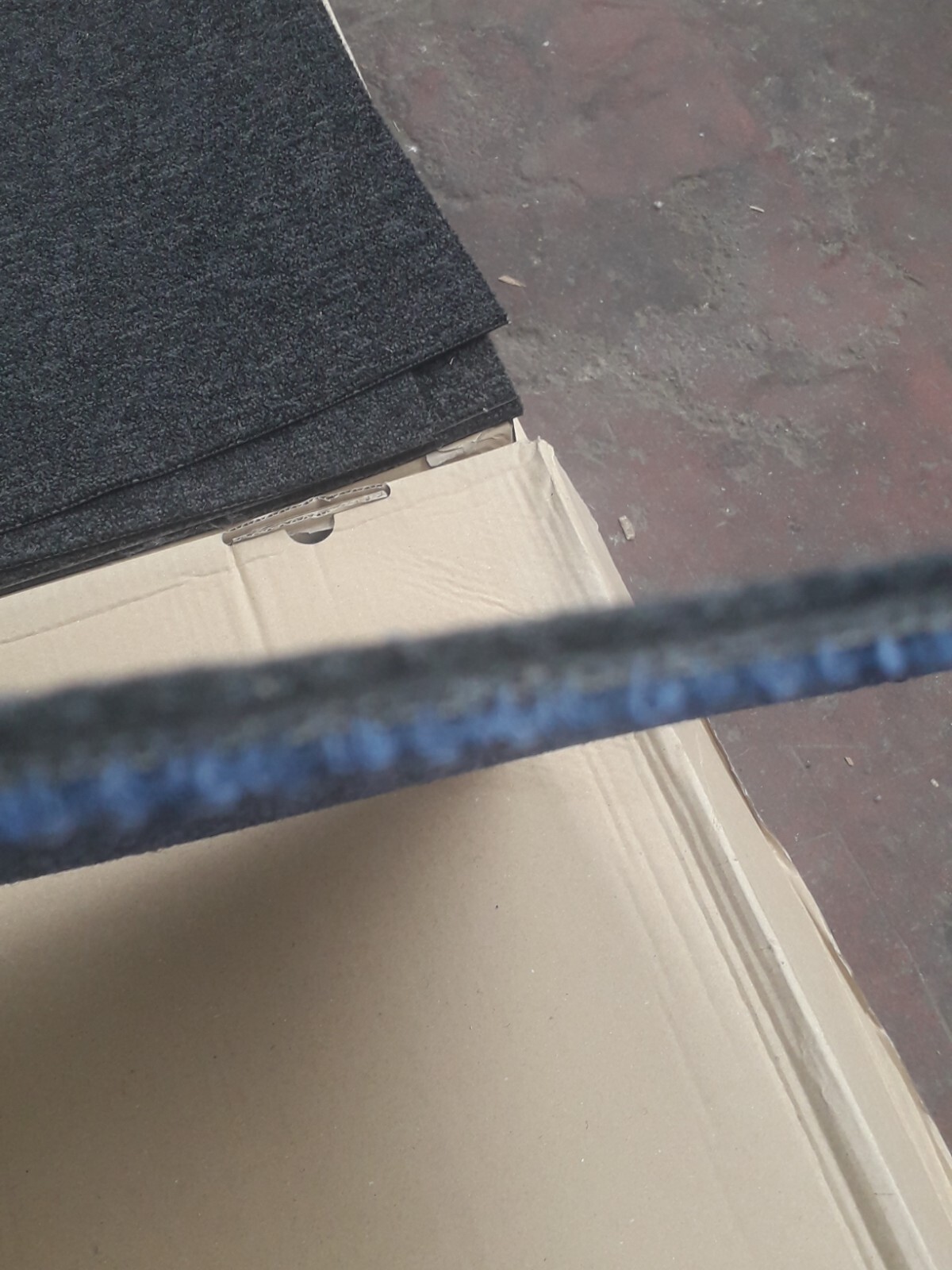 32 NEW BLUE CARPET TILES eBay