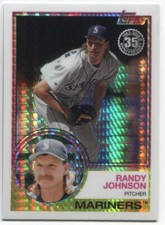 2018 Topps Update RANDY JOHNSON 1983 Silver Pack Chrome - SEATTLE MARINERS- #137