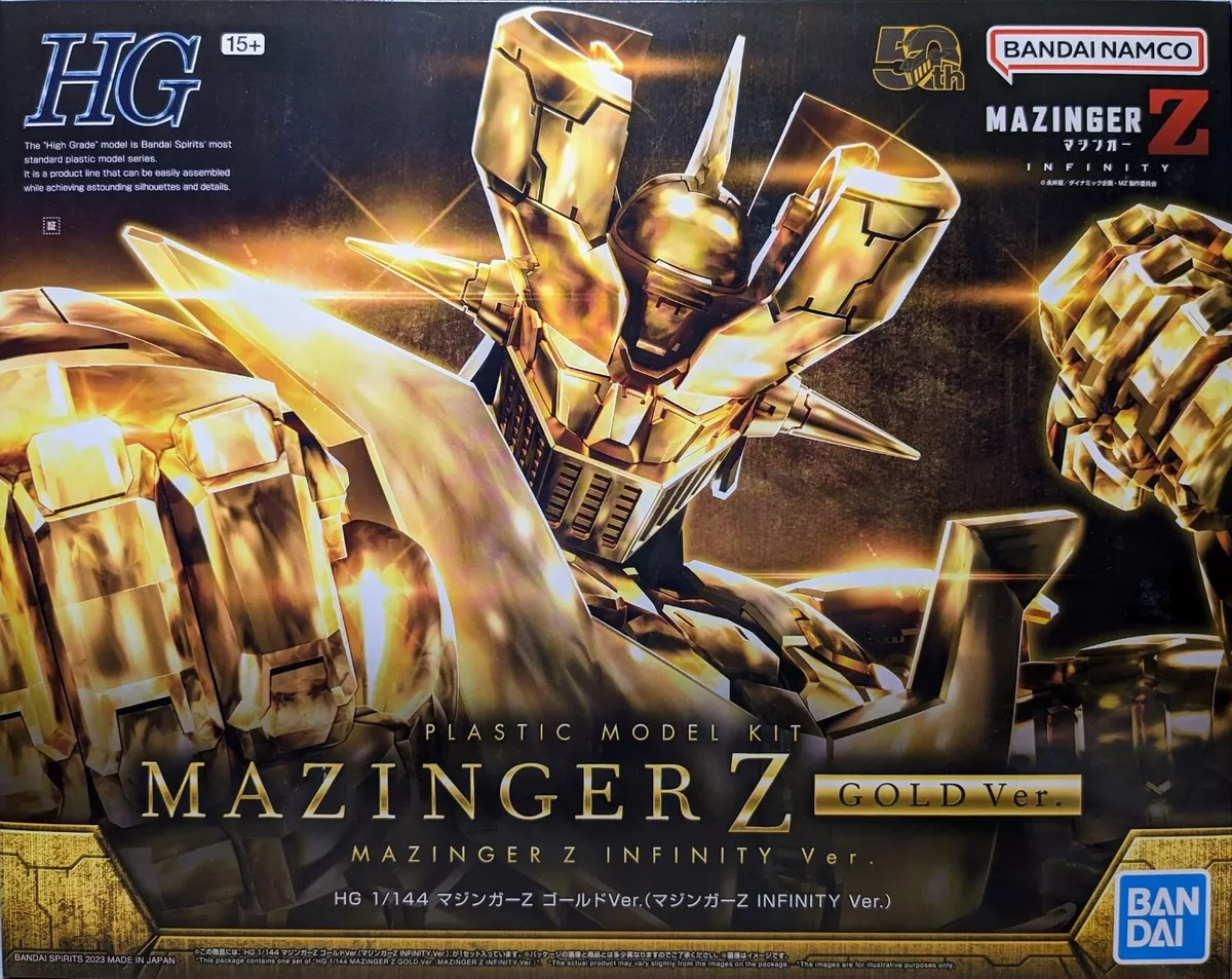 Premium Bandai HG 1/144 Mazinger Z Gold Ver. (Mazinger Z Infinity) Model  Kit JPN