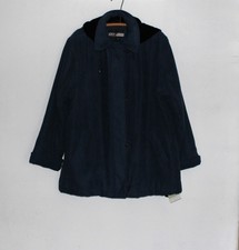Iz Sport Womans Winter Parka Coat Blue Hooded Exofill Technology Sz Xl Nwt