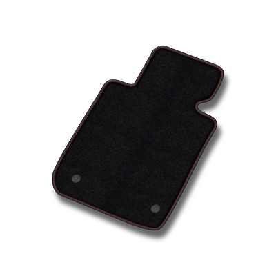 RE02-1 1stk Autoteppich Velour Premium Matt Rot für Renault Modus 2004-2012 4 Kl