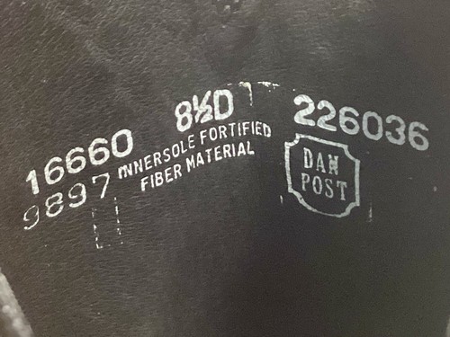 Dan Post Phoenix 16660 Black Leather Cowboy Men's Western Boots US 8.5D - READ - Picture 11 of 11