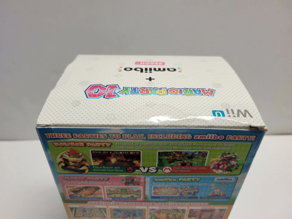 Mario Party 10 + Princess Peach Amiibo Bundle (Nintendo Wii U) BRAND NEW SEALED - Image 4 of 4