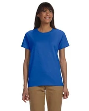 Gildan Womens T-Shirt Ultra Cotton Short Sleeve Heavy Weight XS-XL G200L