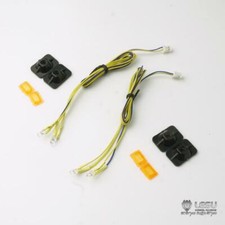 Ricambi luce cabina laterale LESU su modello camion trattore 1/14 RC R620 R470
