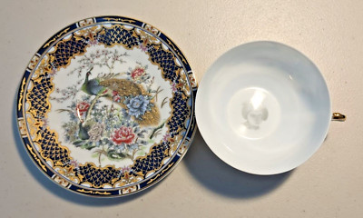 Yamasen fine porcelain 24 gold collection Tea cup and Saucer