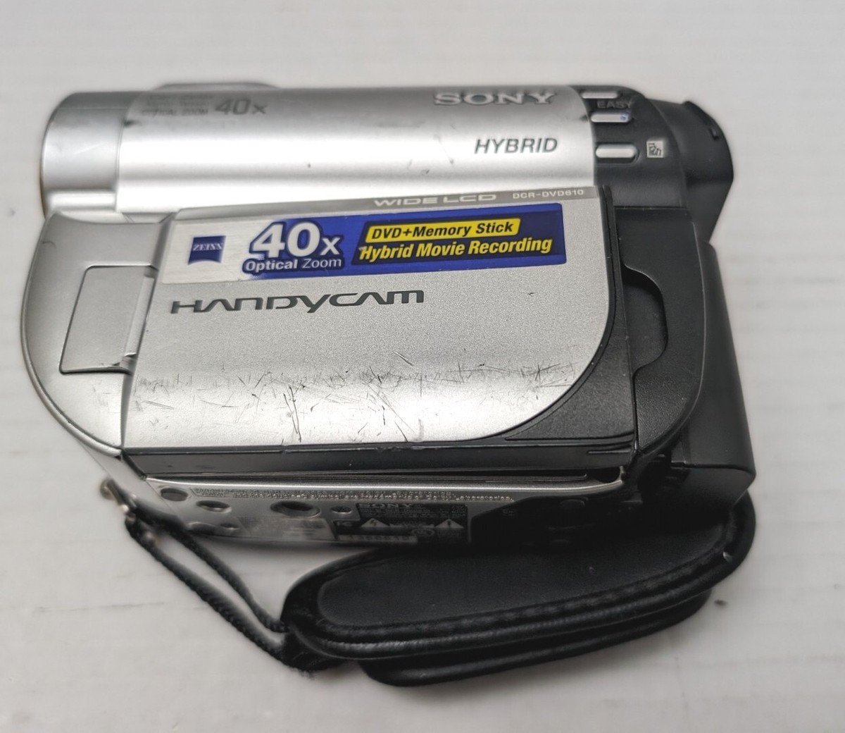 Sony DCR-DVD610 Handycam 40X Zoom Hybrid DVD Camcorder Camera Sony DCR-DVD610 Handycam 40X Zoom Hybrid DVD Camcorder Camera