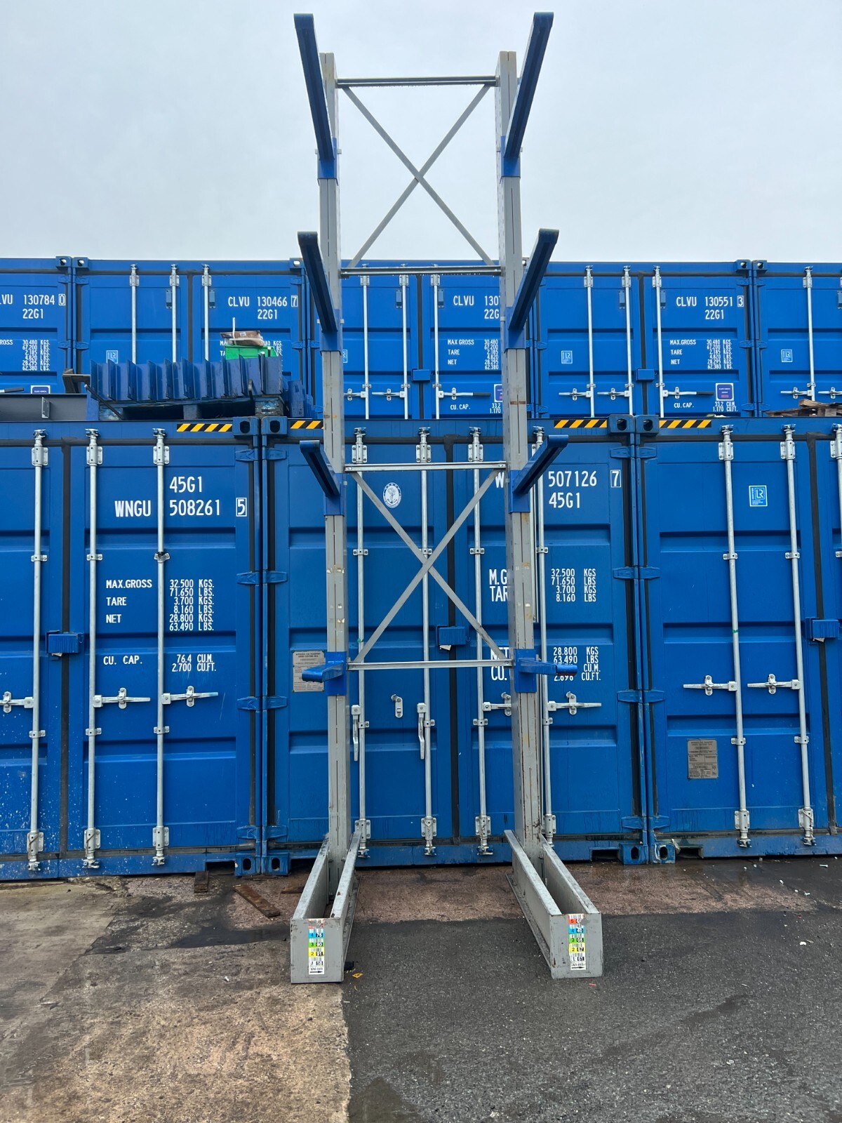 1 Bay Single Sided Cantilever Racking 4 levels | eBay